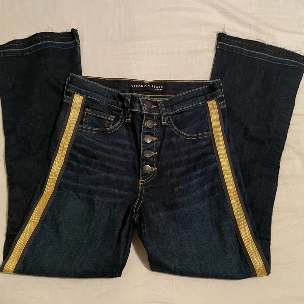Veronica Beard Carolyn 10” Baby Boot Jeans Size 24 New With Tags